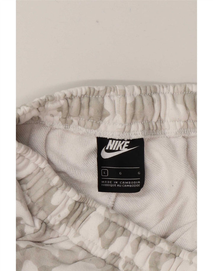 Nike Sportsshorts til mænd, store grå camouflage