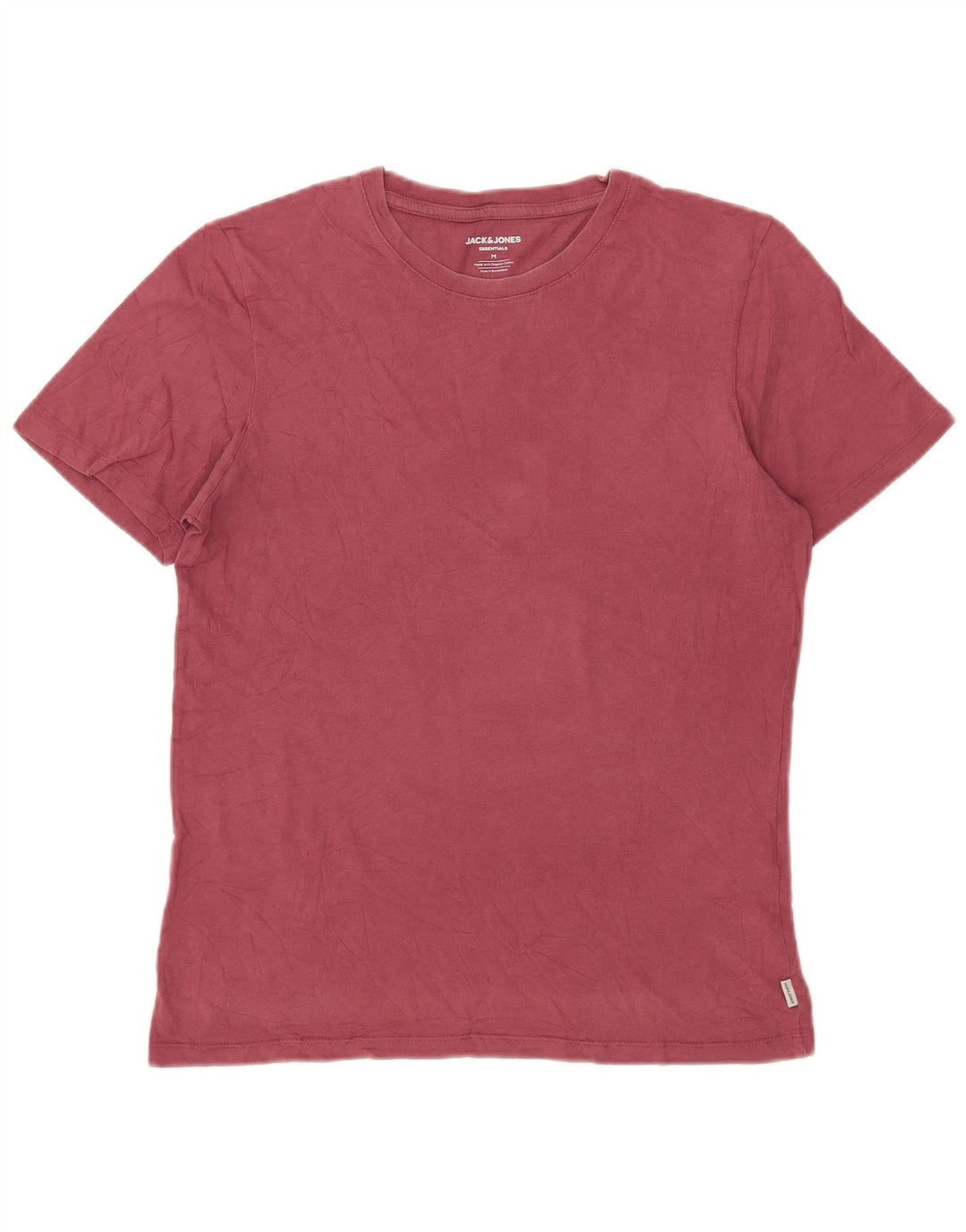 Jack & Jones Herre T-shirt Top Medium Pink Bomuld