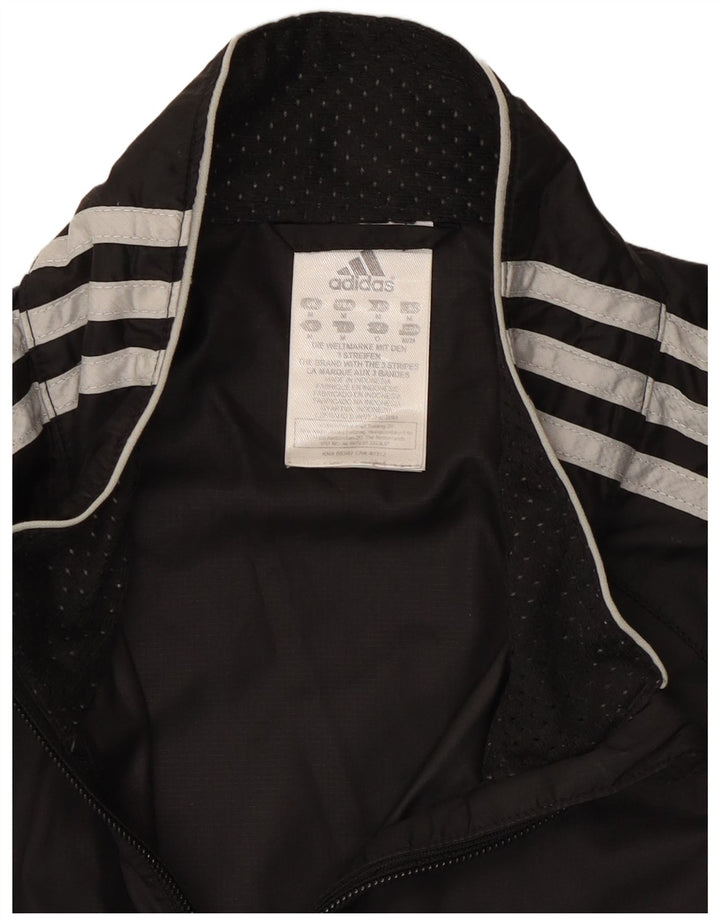 Adidas Regnjakke til mænd UK 38 Medium Sort Polyester