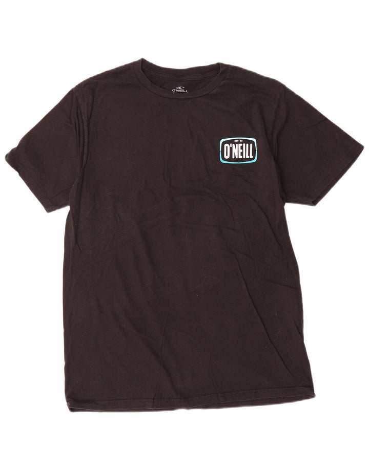 O'Neill Herre Modern Fit Grafisk T-shirt Top Medium Sort Bomuld