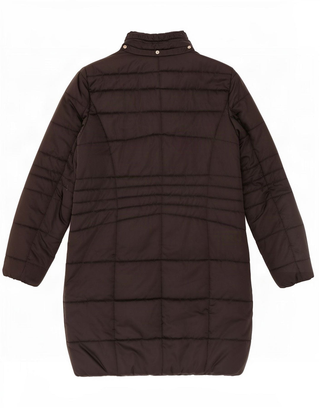 Trussardi Dame Polstret Frakke IT 46 Large Black Polyester