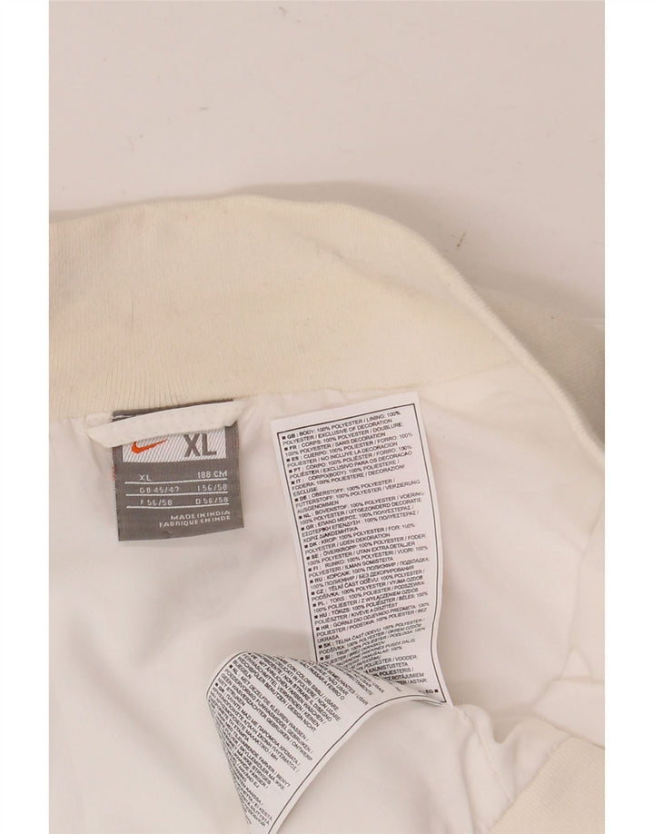 Nike Herre Inter Milan træningsdragt Topjakke UK 45/47 XL Off White Polyester