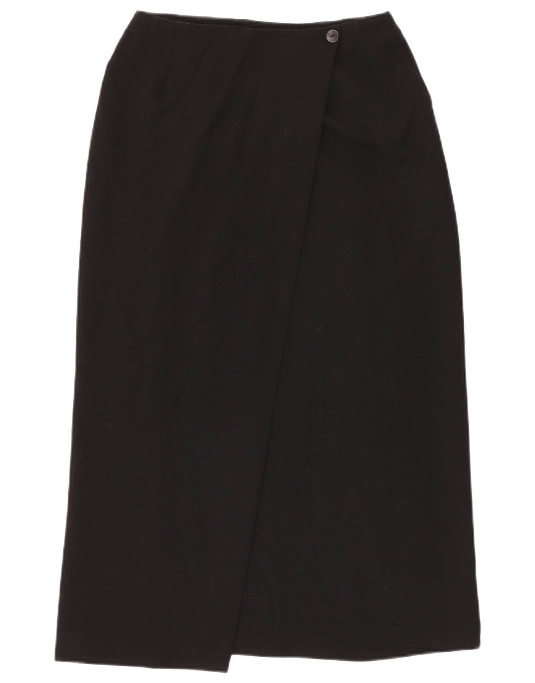 Marks & Spencer Wrap-nederdel til kvinder UK 12 Medium W28 Sort polyester
