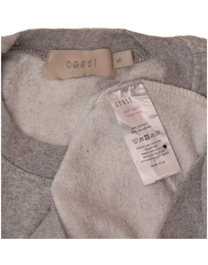 Coast Herre Tokyo Grafisk Sweatshirt Jumper Lille grå Flecked Bomuld