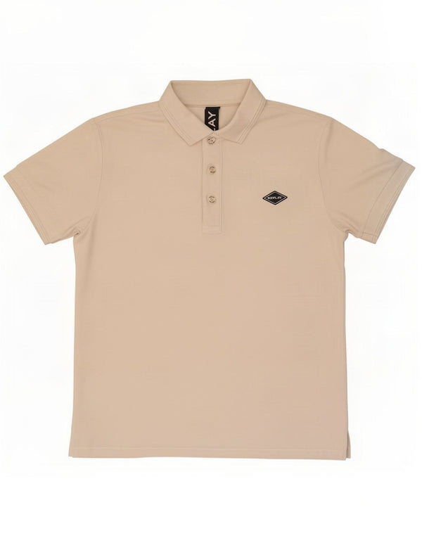 Replay Herre poloshirt Medium Off White Bomuld