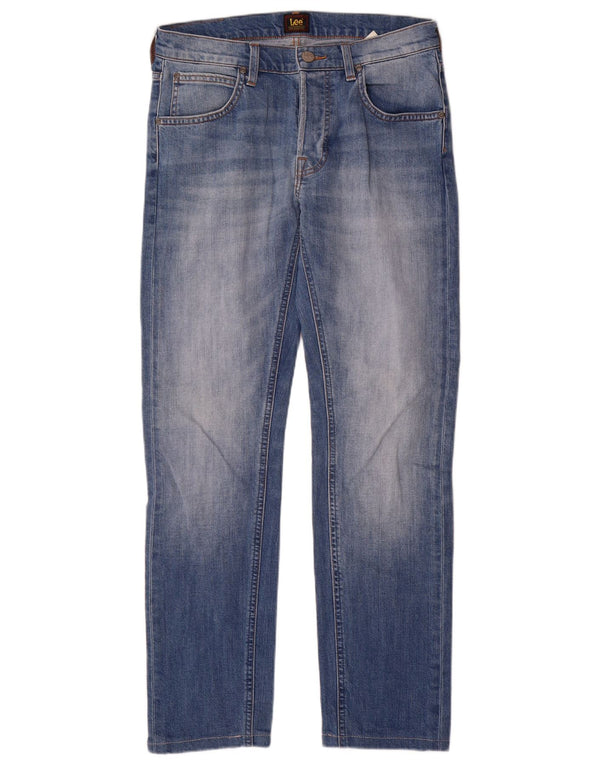 Lee Mens Daren Straight Jeans W30 L32 Blå Bomuld