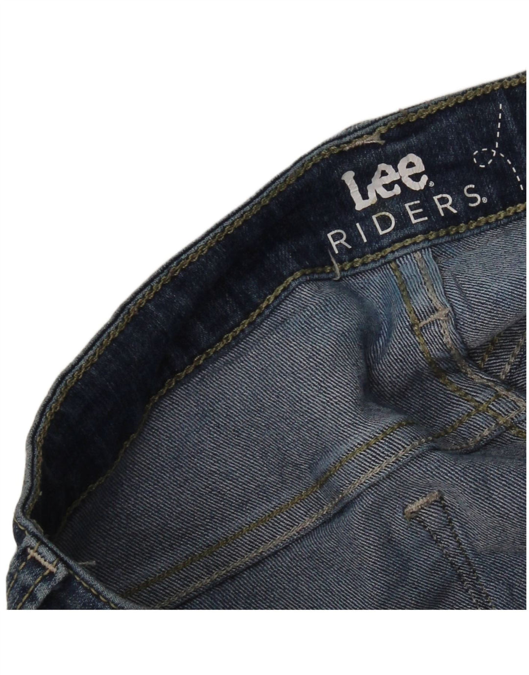 Lee Womens Riders Mid Rise Skinny Jeans W30 L26 Blå