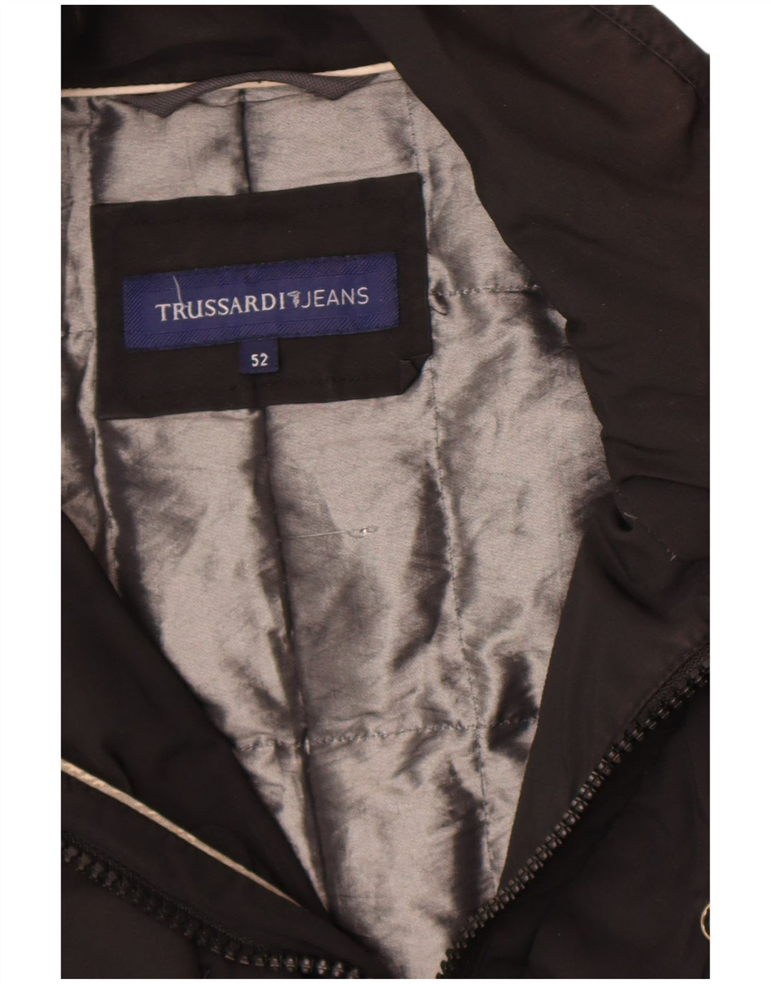 Trussardi Jeans Herre Windbreaker Jacket IT 52 XL Sort