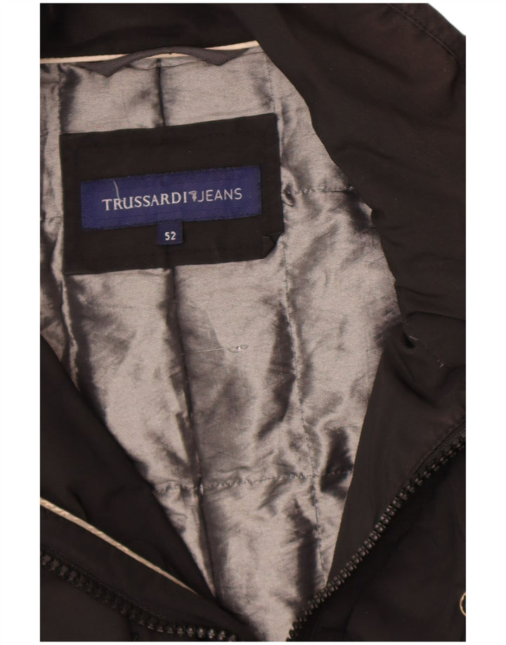 Trussardi Jeans Herre Windbreaker Jacket IT 52 XL Sort