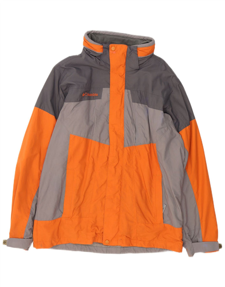 Columbia Herre Bugaboo Loose Fit Skijakke UK 38 Medium Orange Colourblock