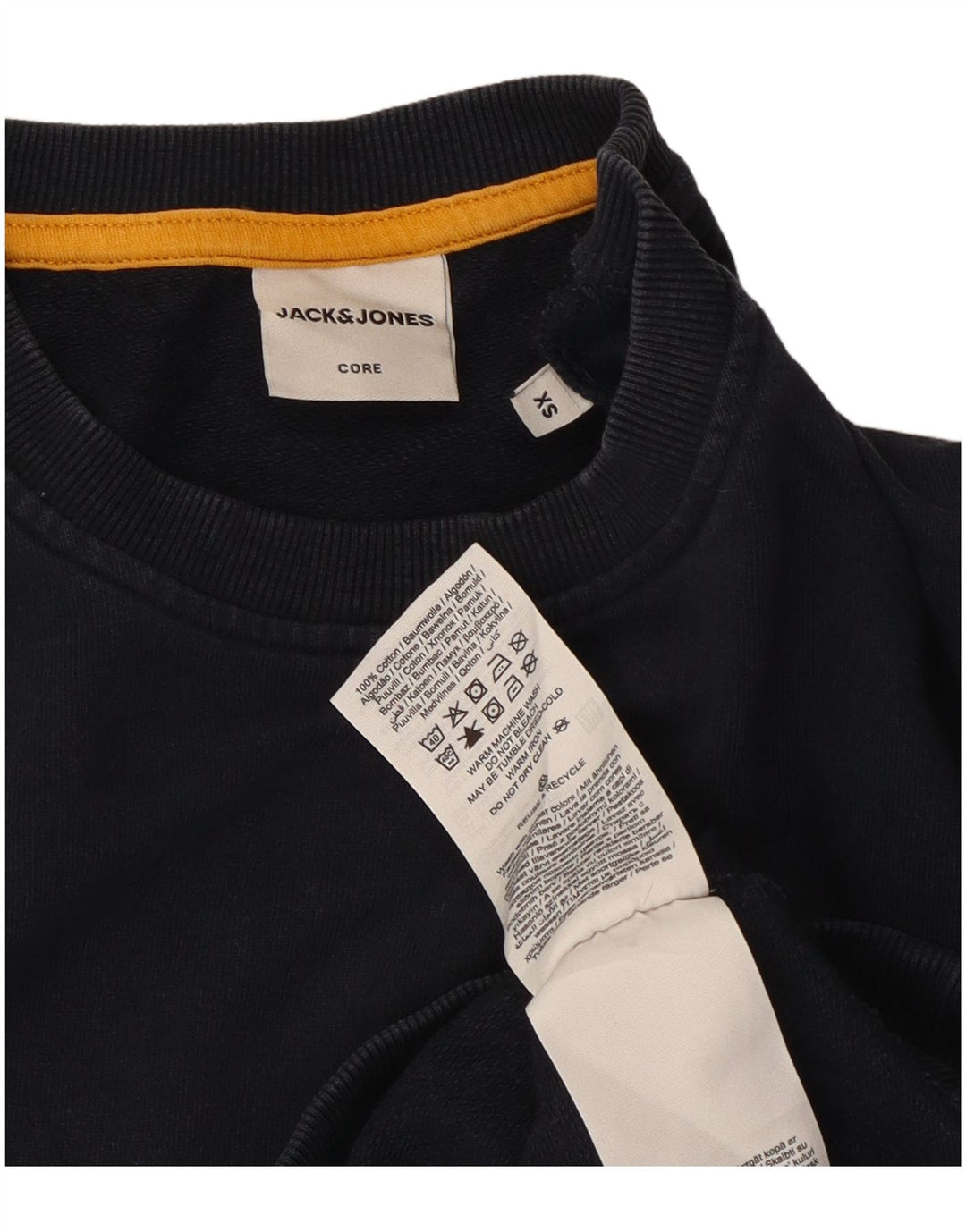 Jack & Jones Sweatshirt til mænd XS Marineblå bomuld
