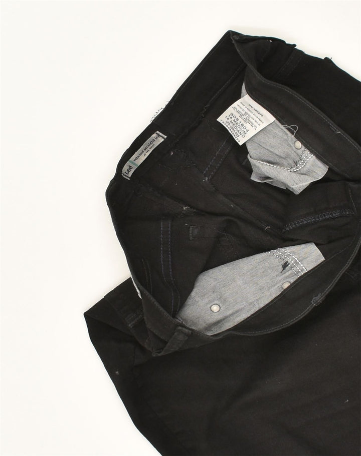 LEE Womens Relaxed Fit Straight Jeans US 14 XL W36 L27 Black Cotton | Vintage Lee | Thrift | Second-Hand Lee | Used Clothing | Messina Hembry 