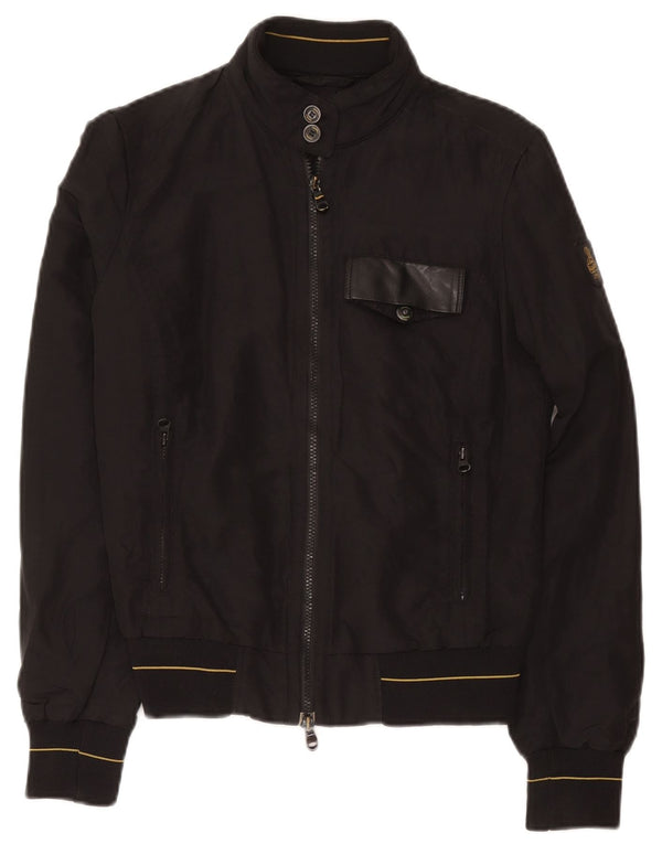 Refrigiwear Womens Cruz Bomber Jacket Large Black Bomuld