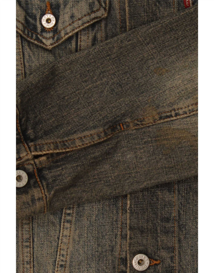 MET Dame denimjakke UK 12 Medium Blue Cotton