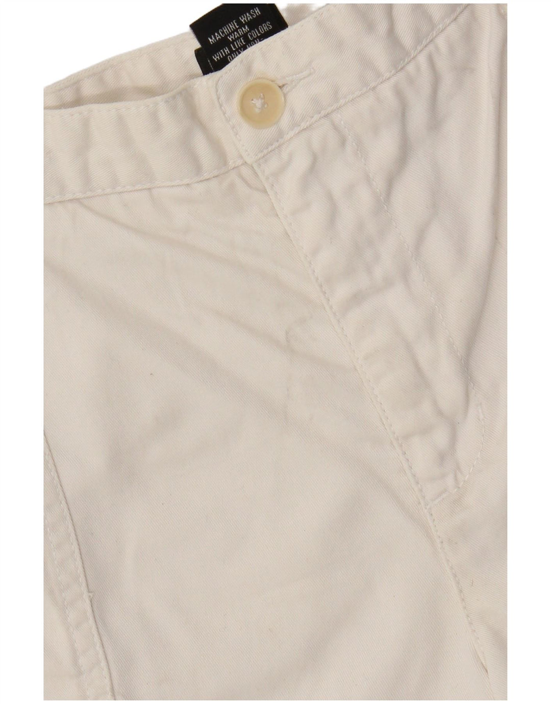 Calvin Klein Chino Shorts til kvinder US 6 Medium W28 Off White Bomuld