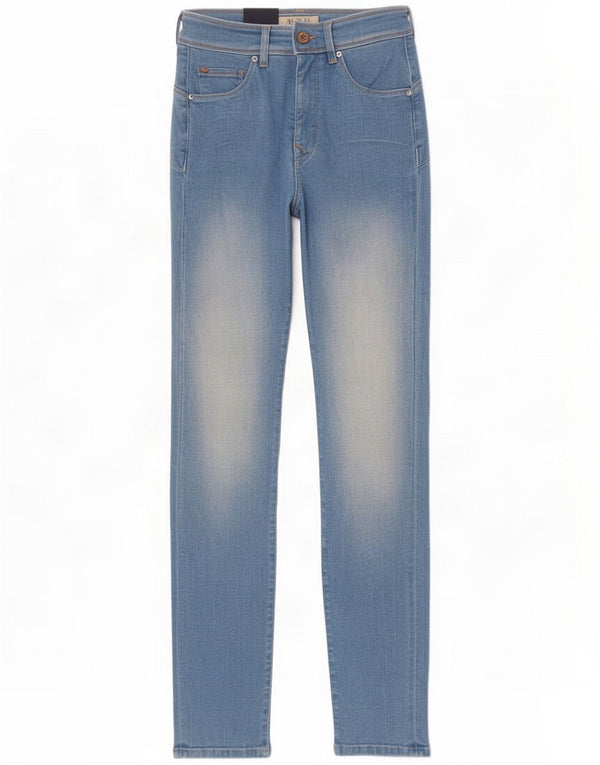 Salsa Womens Push Up Skinny Jeans UK 6 XS W26 L30 Blue Cotton