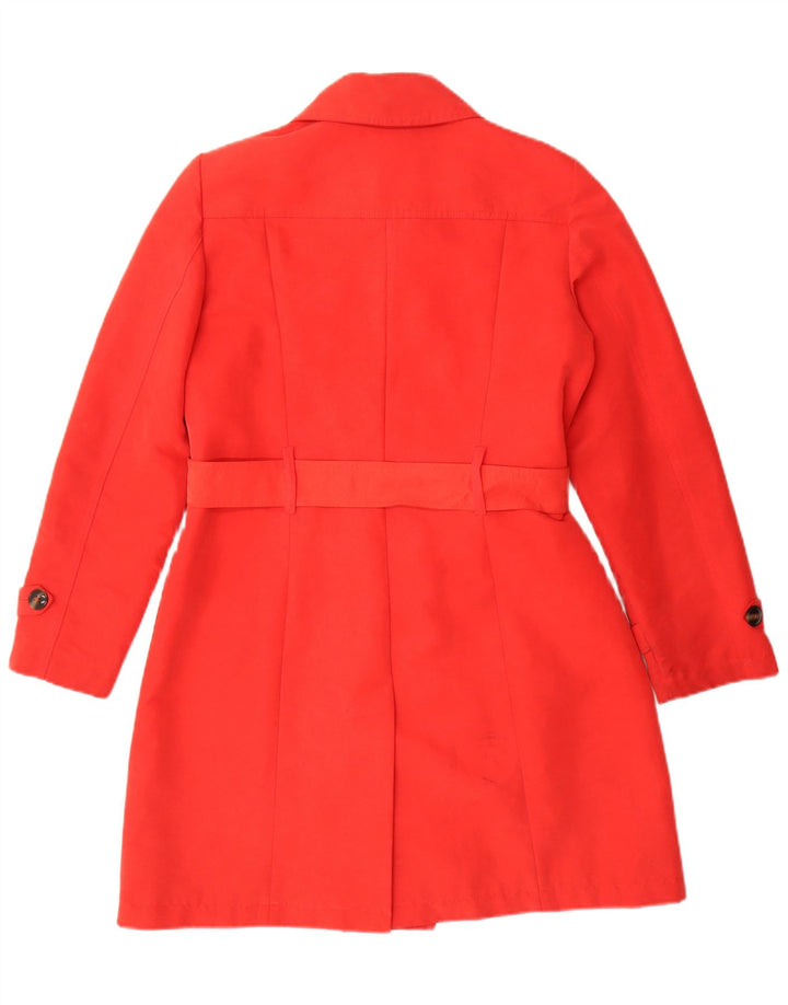Laura Ashley Dame Trench Coat UK 12 Medium Rød Modal
