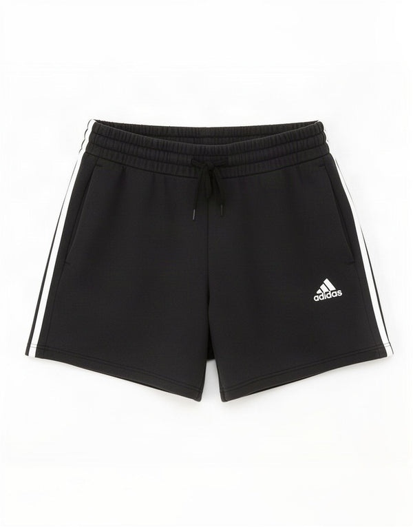 Adidas Womens Sport Shorts UK 16 Large Black Cotton