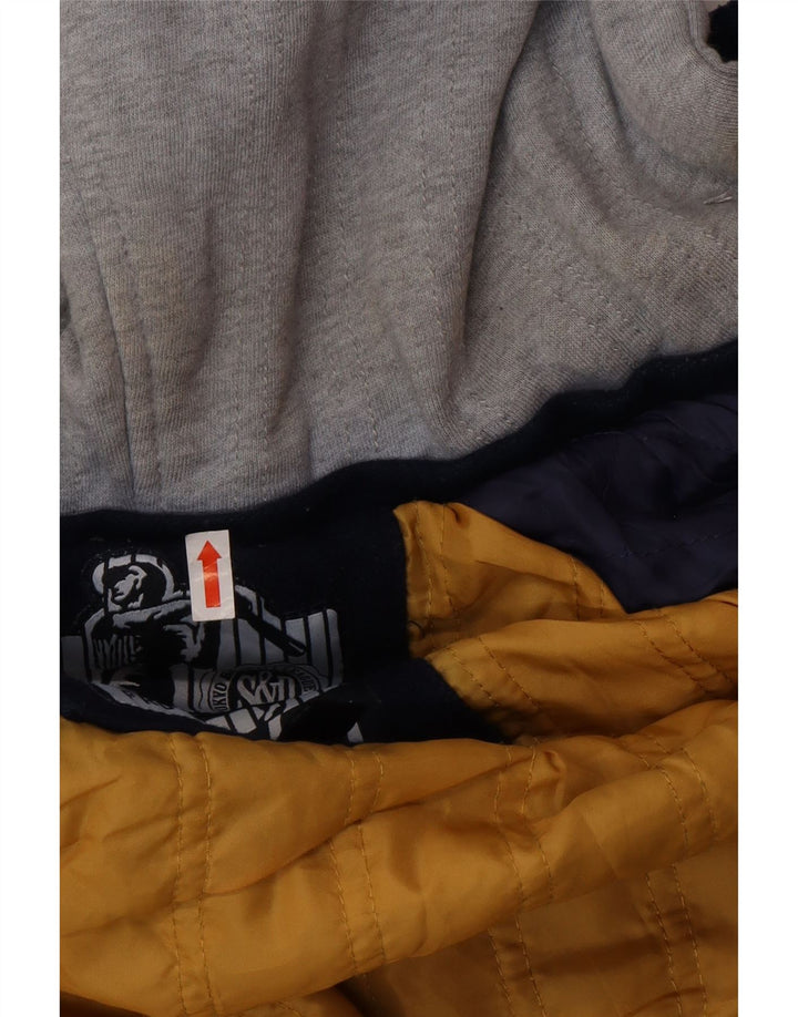SUPERDRY Grafisk Varsity-jakke til mænd UK 38 Medium Navy Blue Colourblock