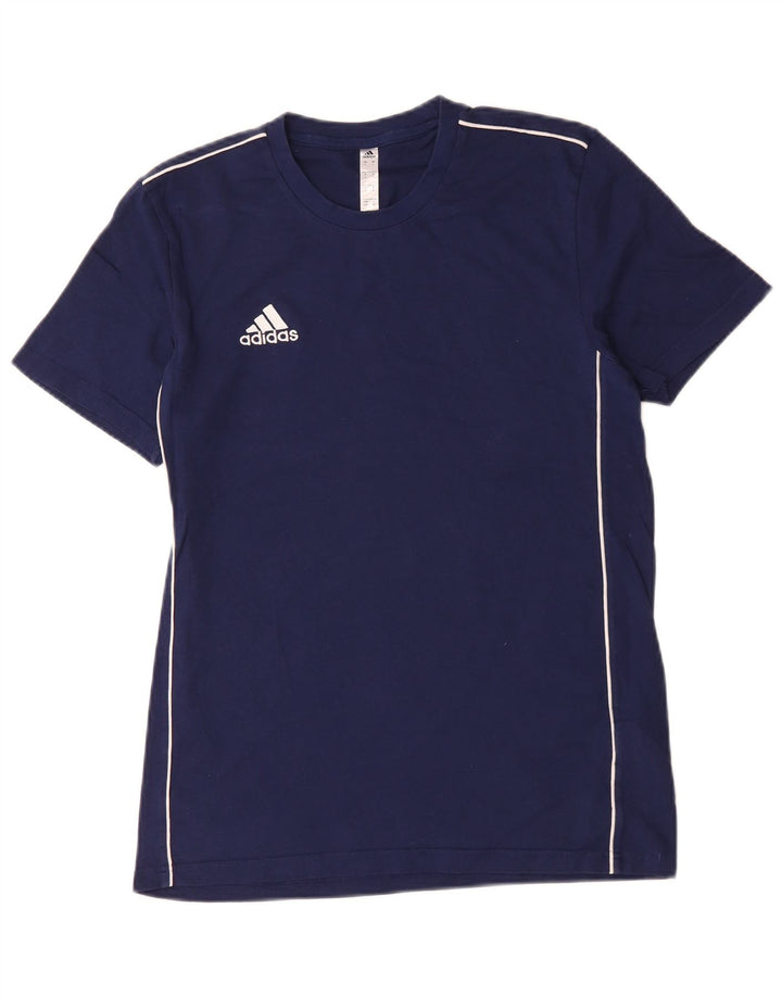 Adidas T-shirt top til mænd, lille marineblå bomuld