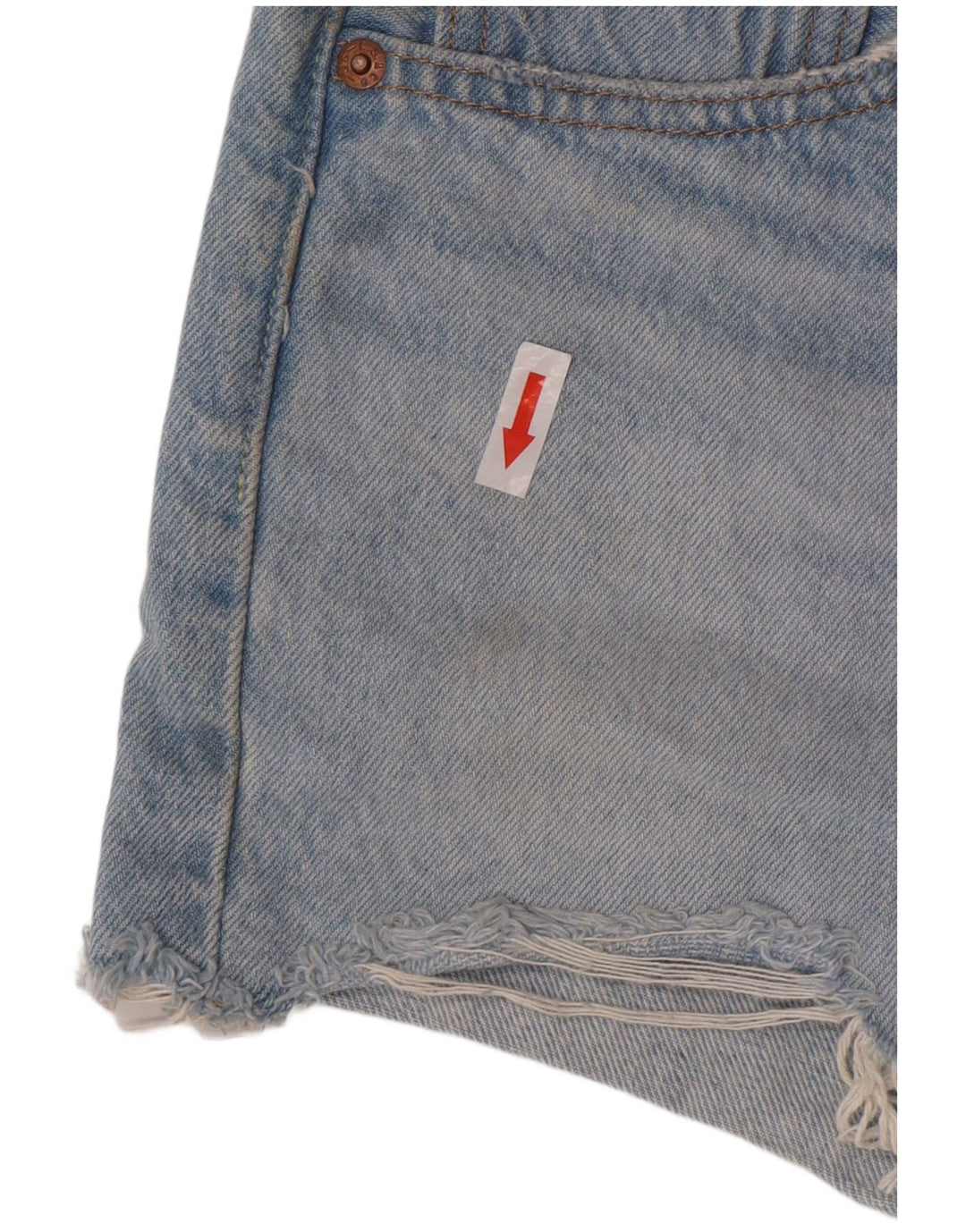 Levi's Womens 501 denimshorts W27 Små blå bomuld
