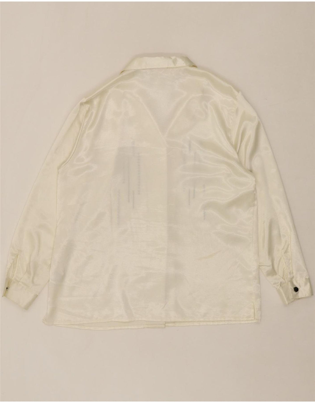 VINTAGE Womens Shirt Blouse EU 44 XL White Polyester Vintage Vintage and Second-Hand Vintage from Messina Hembry 