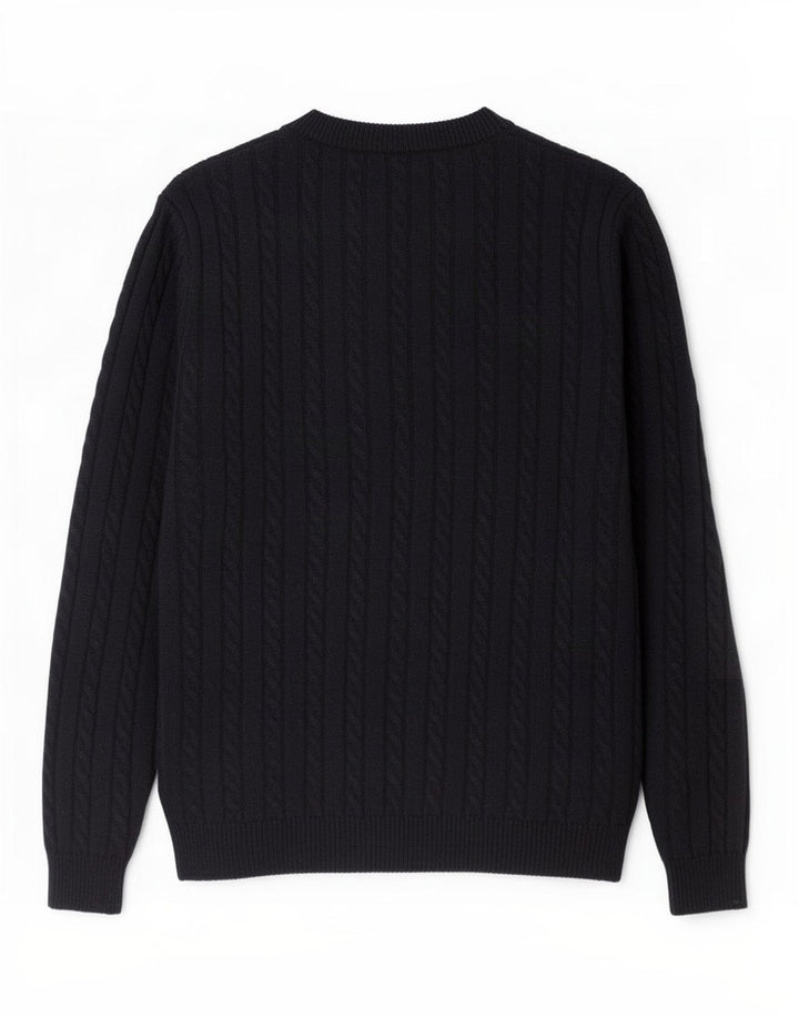 Sun68 Herre Crew Neck Jumper Sweater Medium Navy Blue Uld