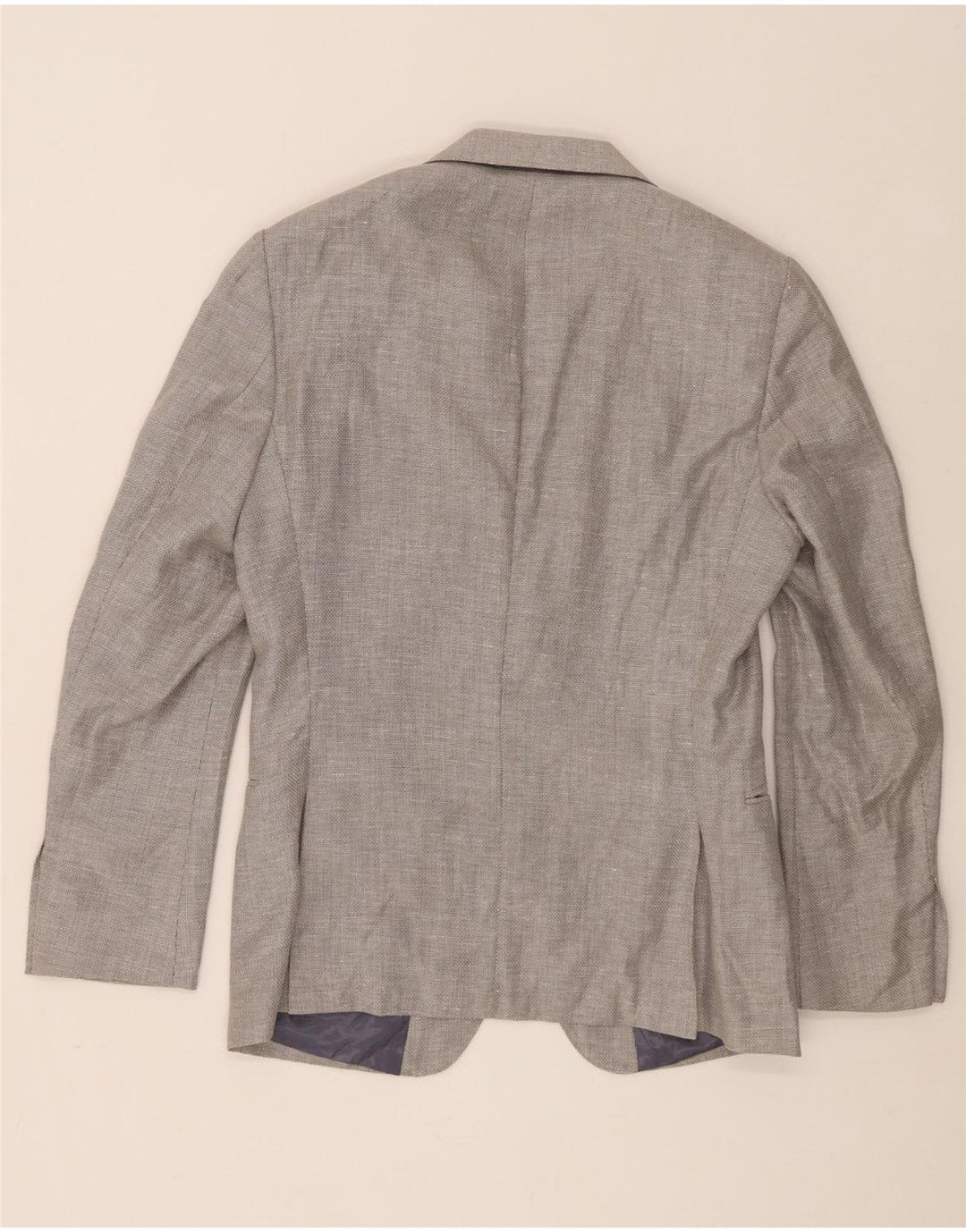 Reiss Herre 2 Button Blazer Jacket UK 38 Medium Grey Uld