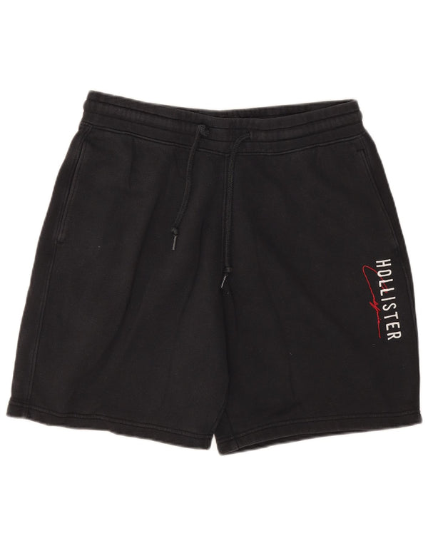 Hollister Herre grafiske sportsshorts Medium sort bomuld