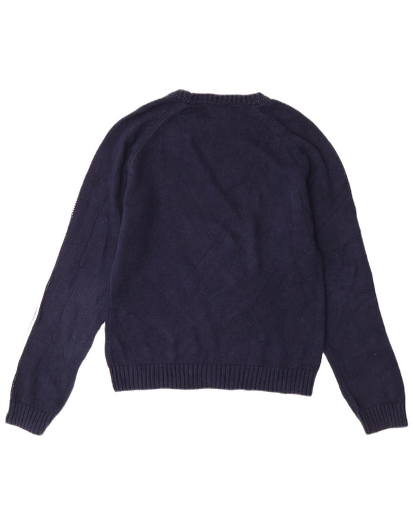 Timberland Boys Crew Neck Jumper Sweater 13-14 Years Small Navy Blue