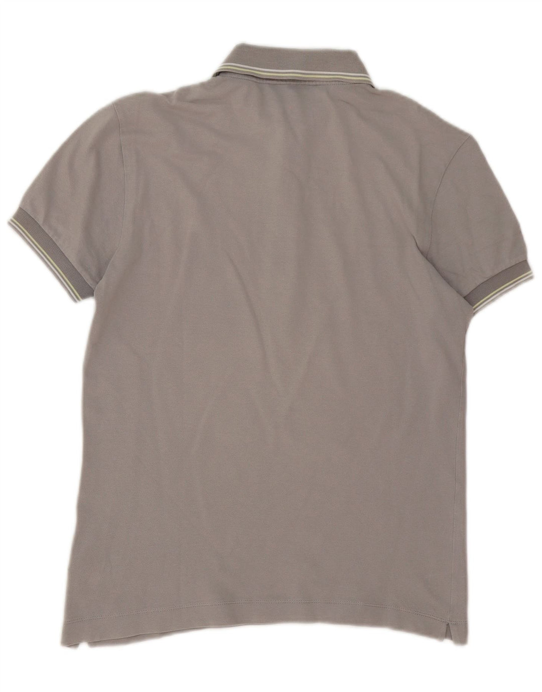 Gas Herre grafisk polo shirt lille grå stribet bomuld