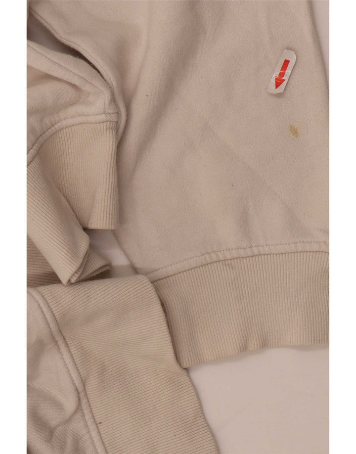 Zara Dame Hættetrøje UK 14 Medium Off White