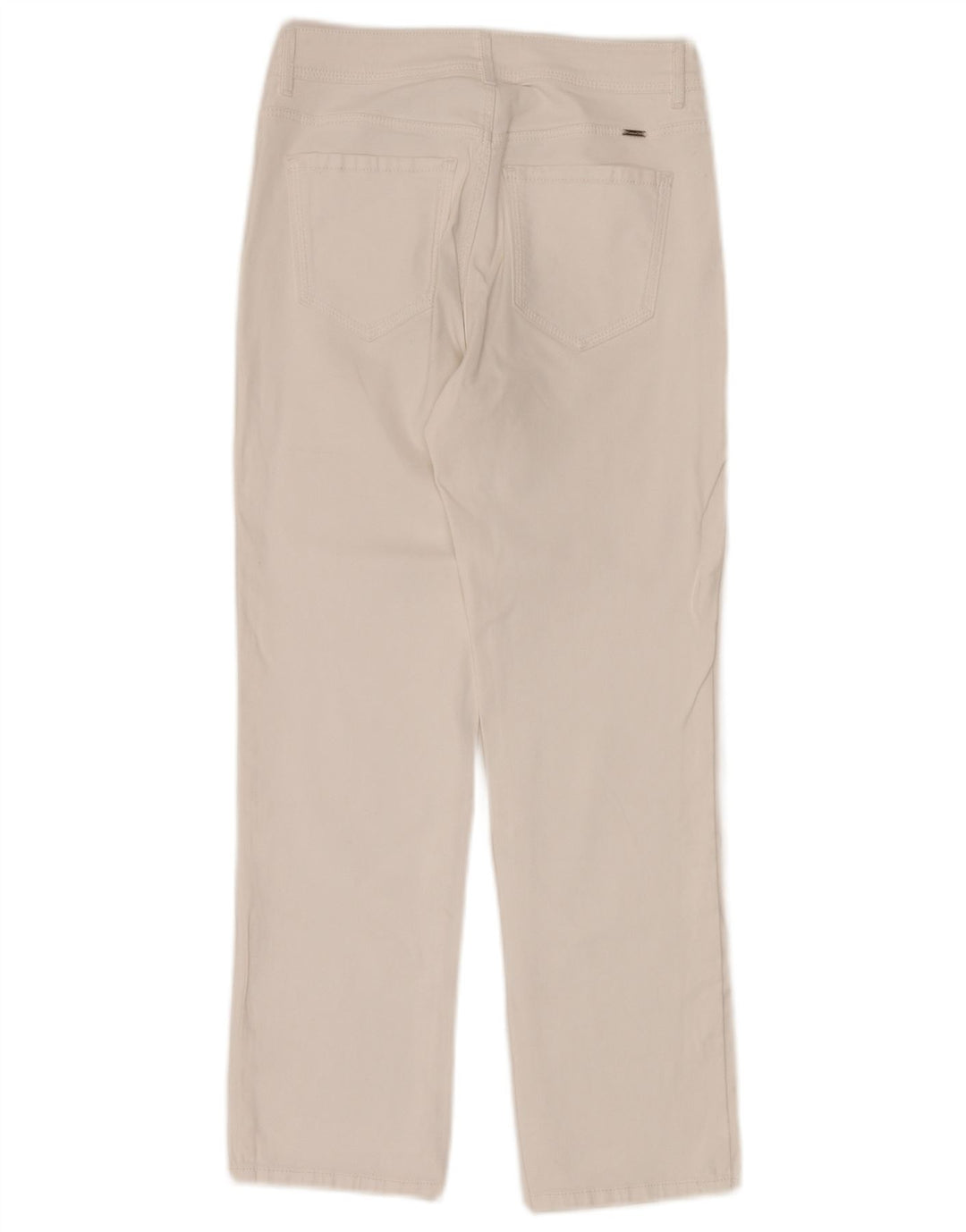Massimo Dutti Dame Straight Jeans EU 36 XS W26 L26 Hvid