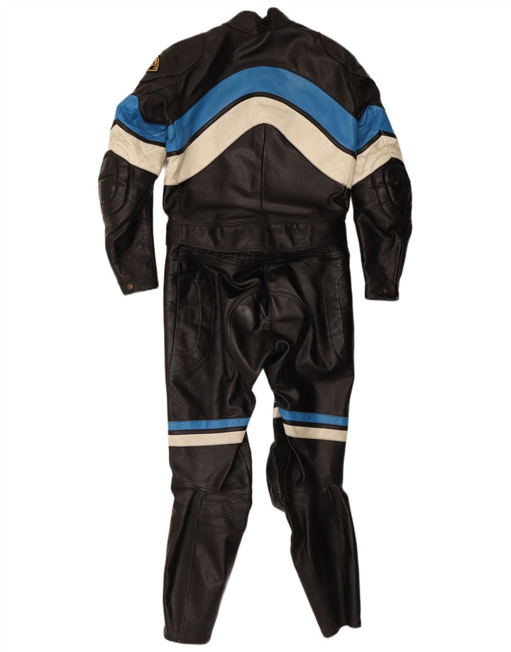 DAINESE Mens 2 Piece Set EU 52 Large W36 L30 Black Leather Motorcycle