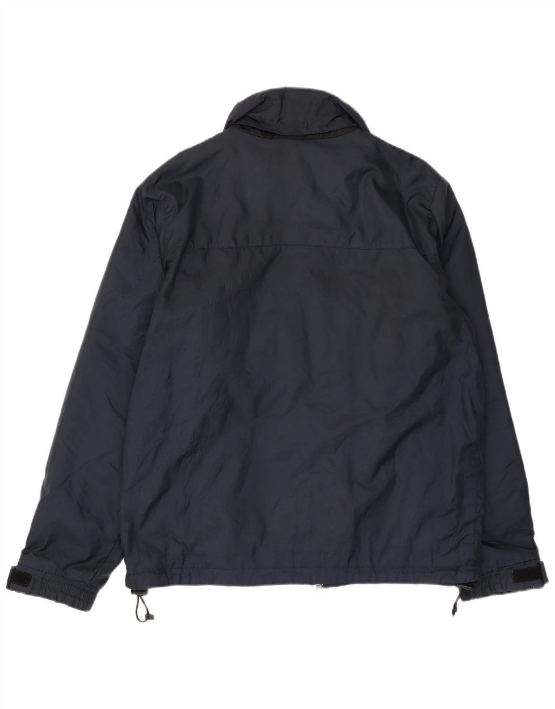Invicta Herre Hooded Windbreaker Jacket UK 38 Medium Navy Blue Polyamide