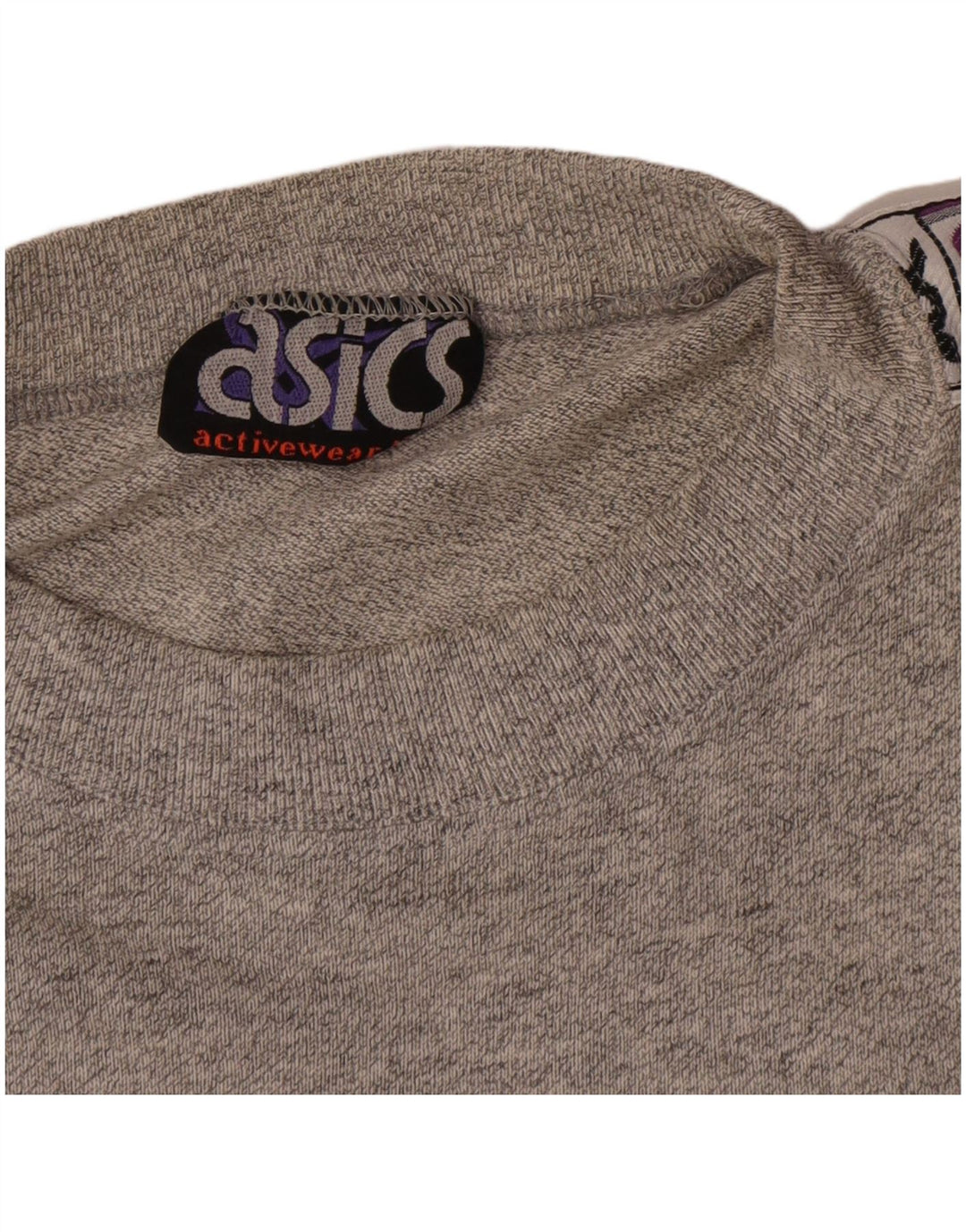 Asics Herre grafisk T-shirt Top Medium Grey Flecked Acryl