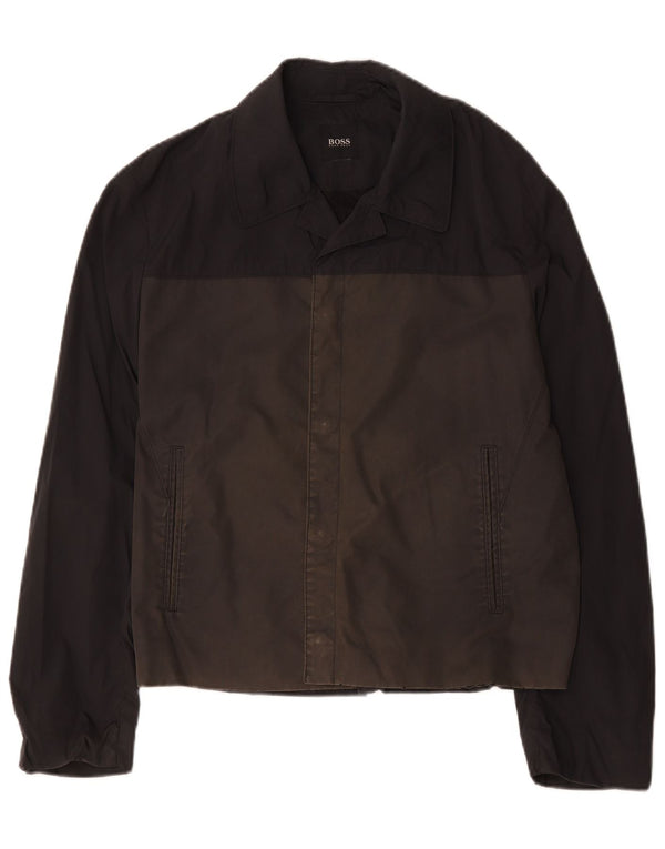 Hugo Boss Bomberjakke til mænd UK 38 Medium Sort Colourblock