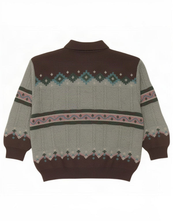 South Coast Herre Polo-halstrøje IT 52 Stor Grå Geometric