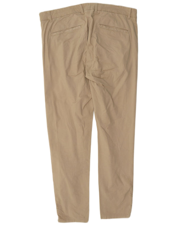 Zara Herre Slim Chino Bukser EU 48 XL W38 L30 Beige