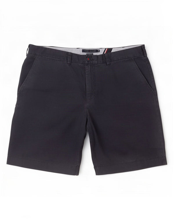 Tommy Hilfiger Herre Classic Fit Chino Shorts XL W38 Marineblå Bomuld