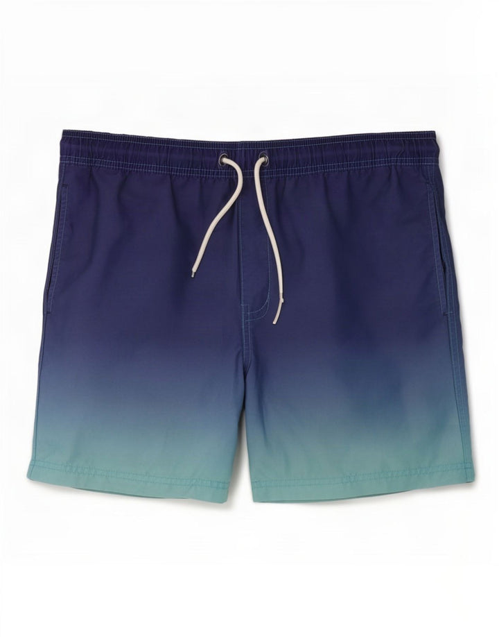 Marks & Spencer Badeshorts til mænd Medium Blue Colourblock Polyester
