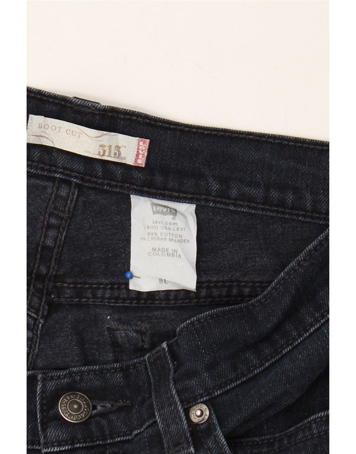 LEVI'S Womens 515 Bootcut Jeans US 8 Medium W33 L32 Navy Blue Cotton Vintage Levi's and Second-Hand Levi's from Messina Hembry 
