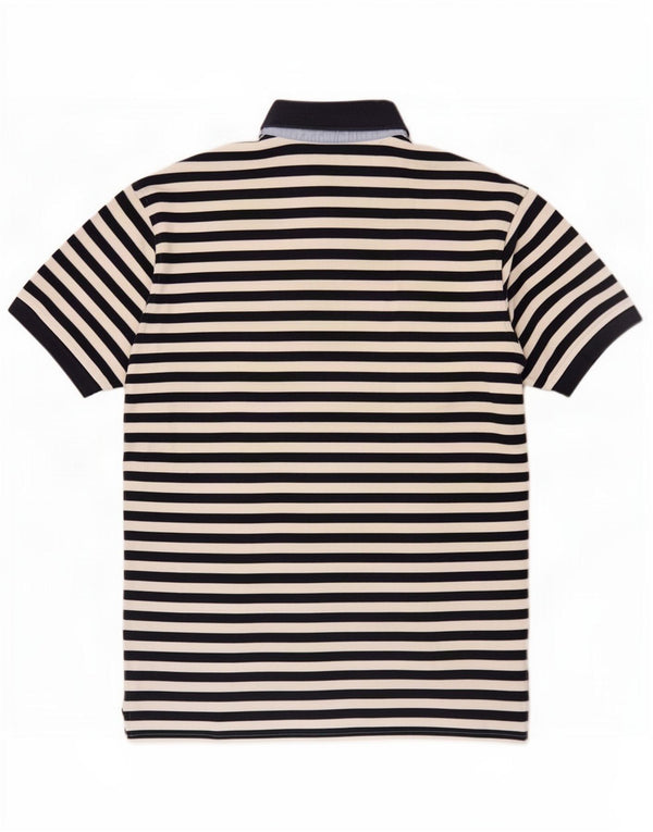 Tommy Hilfiger Herre poloshirt Stor marineblå stribet bomuld