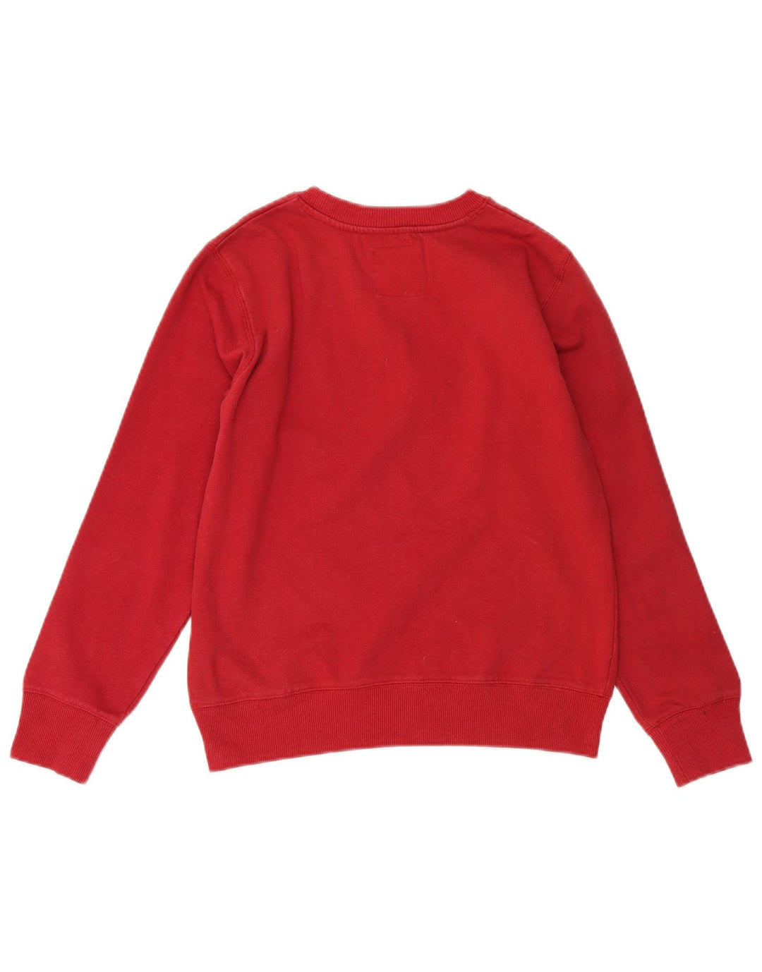 LEVI'S Girls Graphic Sweatshirt Jumper 13-14 Years Red Cotton