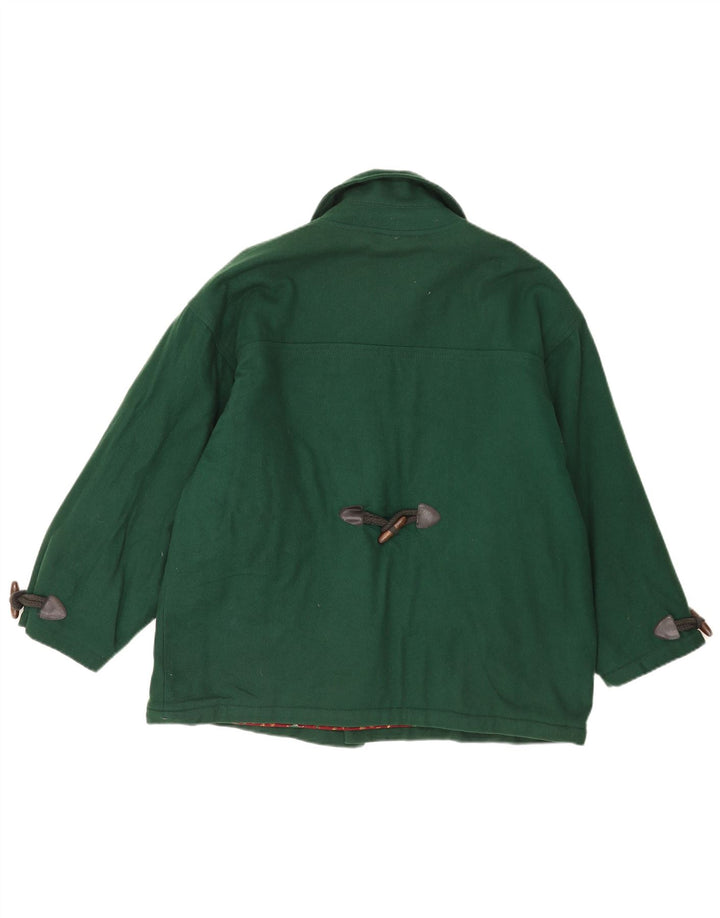 Tavarner Dame Oversized Duffle Jacket UK 10 Small Green Wool