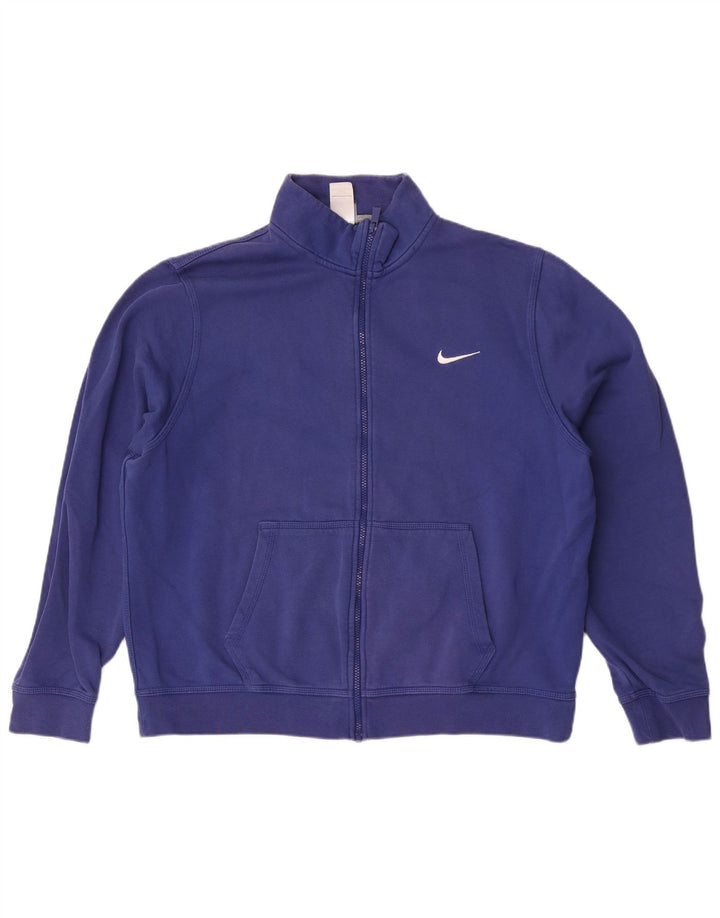 Nike træningsdragt topjakke til mænd XL blå bomuld