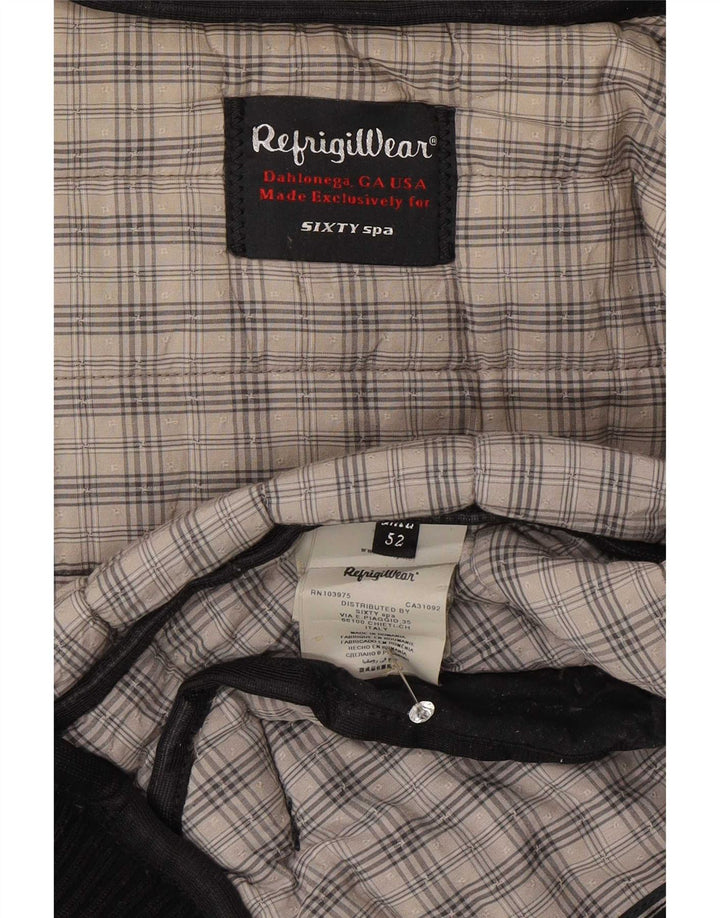 Refrigiwear Herre hættepolstret jakke IT 52 Stor marineblå polyester