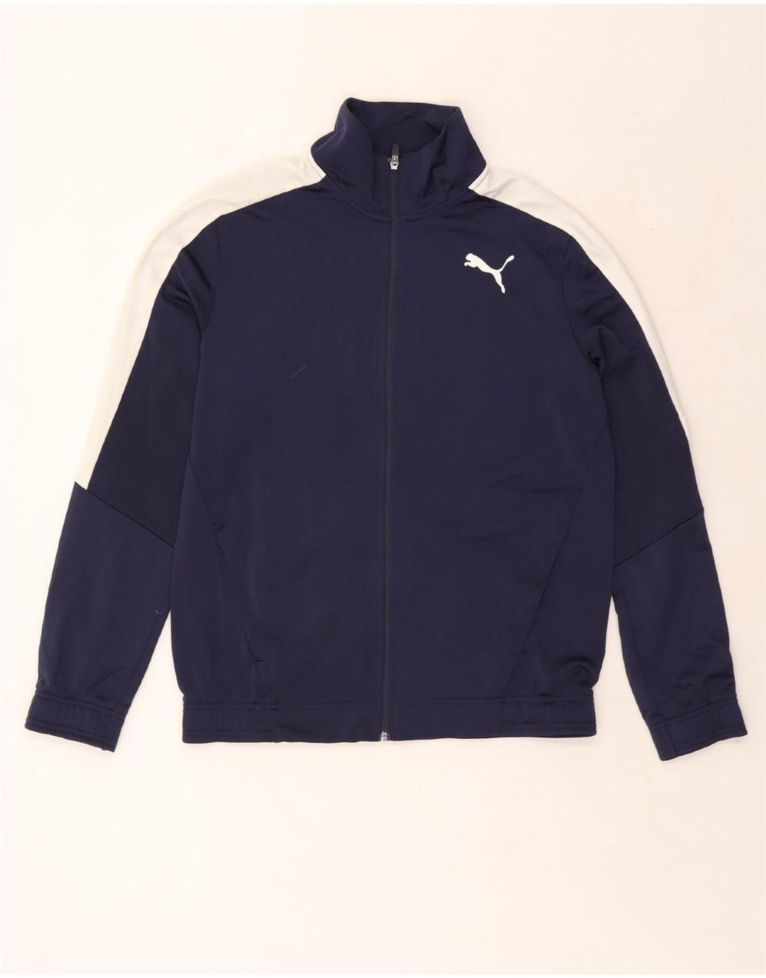 Puma Træningsdragt til mænd Topjakke Medium Marineblå Colourblock Polyester