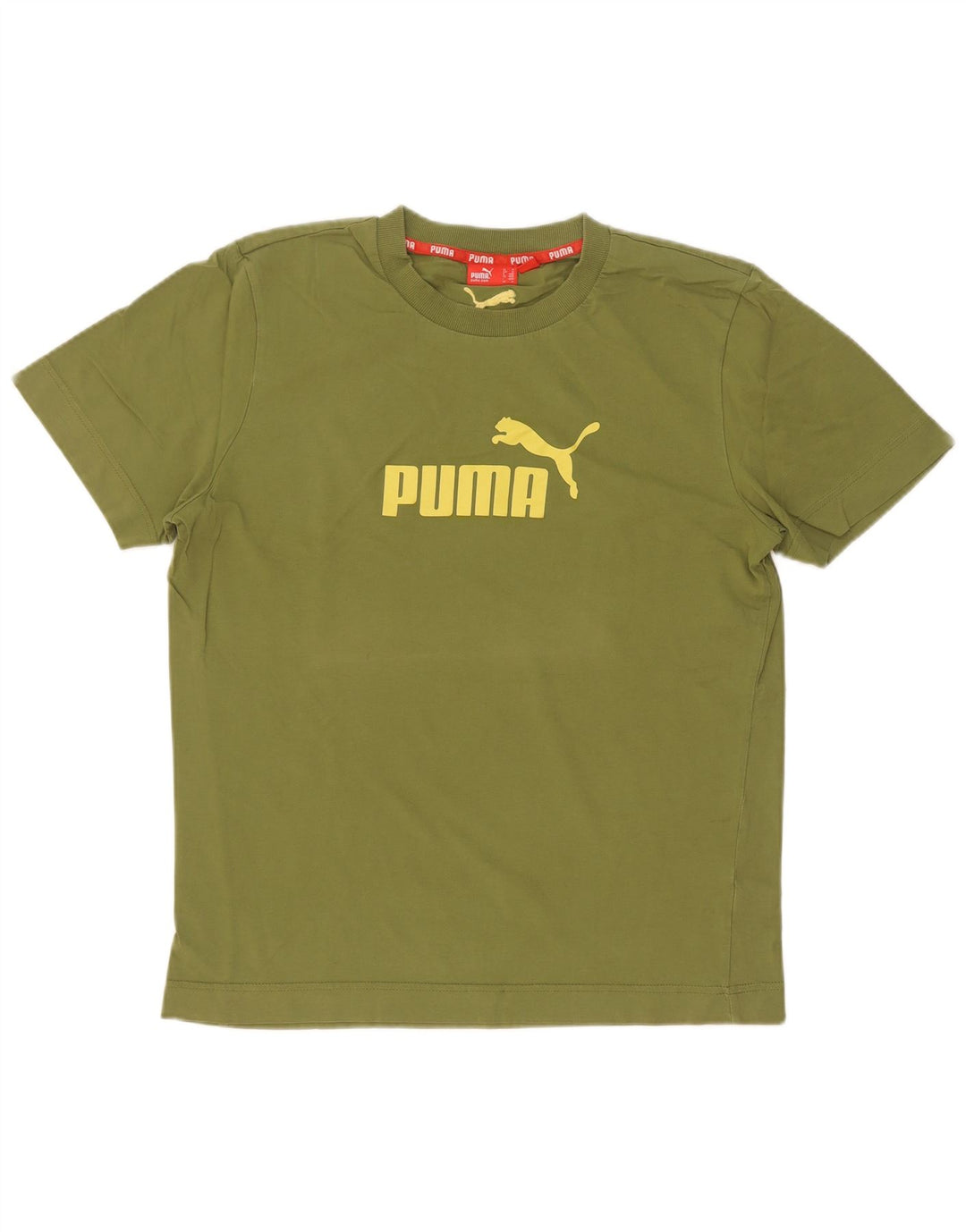 Puma Herre Grafisk T-Shirt Top Medium Grøn
