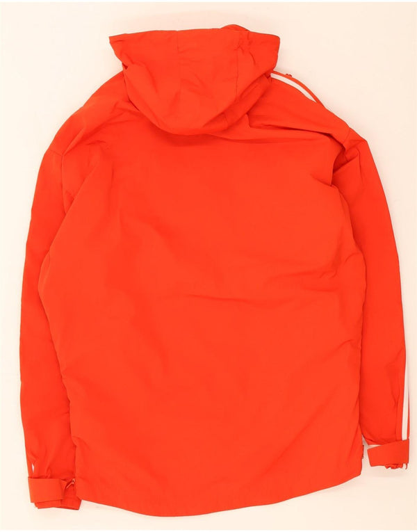Adidas Herre Hættetrøje Regnjakke UK 36 Small Orange Polyester